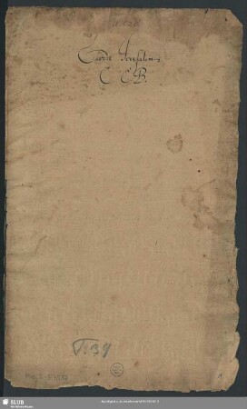 Lauda Jerusalem - Mus.2-E-537 : V (3), bc