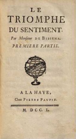 Le Triomphe Du Sentiment, 1