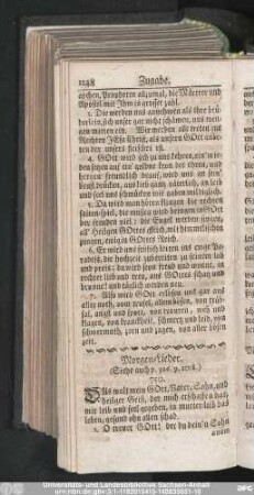 Morgen-Lieder.