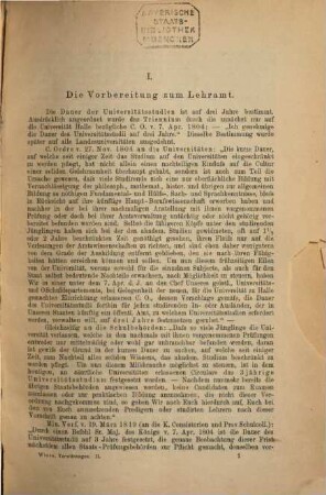 Geh.R. Dr. L. Wiese's Sammlung der Verordnungen und Gesetze für die höheren Schulen in Preussen. 2, Das Lehramt und die Lehrer
