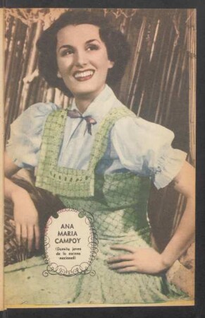 Ana María Campoy (damita joven de la escena nacional) - [Fotografía]