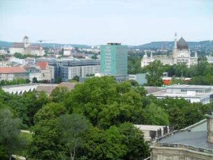 Dresden: Stadtansicht vom Hausmannsturm