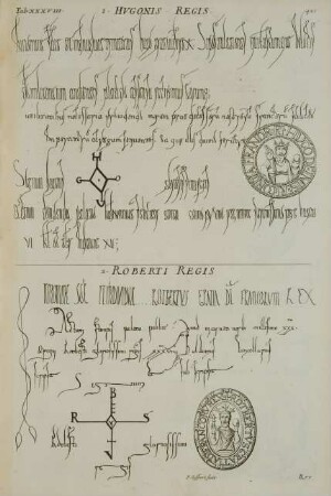 Tab. XXXVIII. Hugonis Regis.
