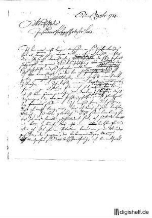 1: Brief von Salomon Geßner an Johann Wilhelm Ludwig Gleim