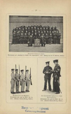 Jugendturnverein Jahn ; Präsentiert das Gewehr! ; Der Feldwebel instruiert einen Unteroffizier