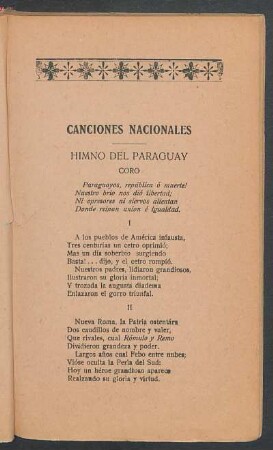Canciones nacionales