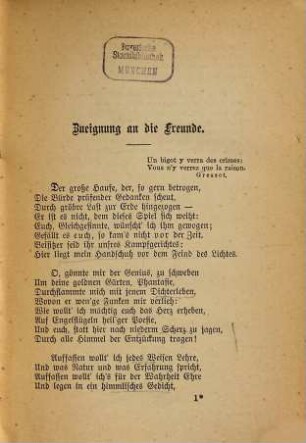 August Graf v. Platens Werke, 2