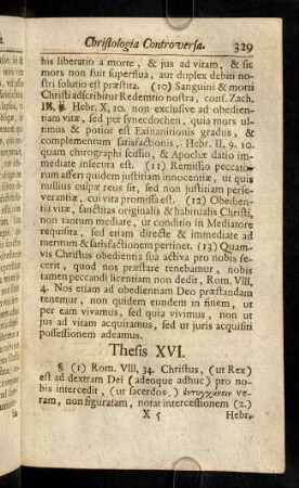 329-345, Thesis XVI. - XX.