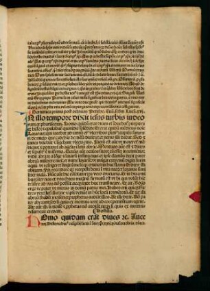 Dominica prima post octauas Penthecostes. Euangelium secundum Lucam. XVI. - In festo dedicationis templi. Euangelium.