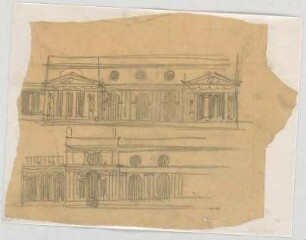 Bauernfeind, Gustav; Italien; Österreich; Schweiz; Studien- und Reiseskizzen - Architektur (Teilansichten)