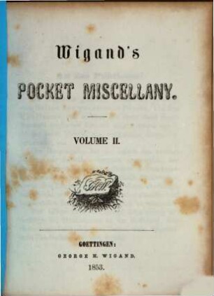 Wigand's Pocket Miscellany. 2