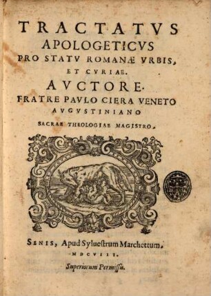 Tractatus apologeticus pro statu Romanae Urbis et Curiae