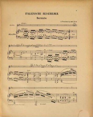 Italienische Reisebilder : für Flöte u. Pianoforte ; op. 152. 2, Sorento
