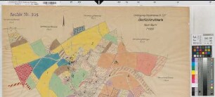Niederense (Ense), Umlegung Niederense, Besitzstandskarte  Neuer Zustand
