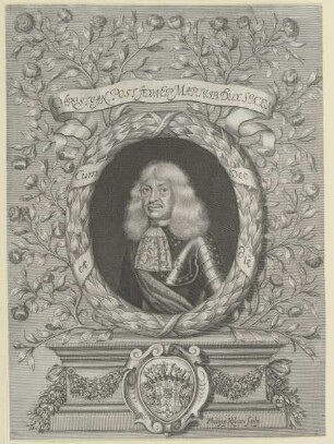 Bildnis des Christian I., Herzog von Sachsen-Merseburg