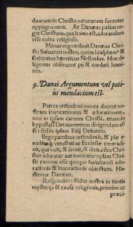 9. Danaei Argumentum vel potius mendacium est.