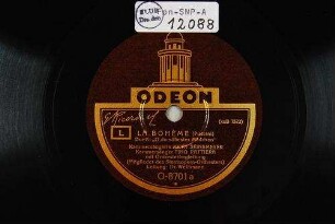 La bohème : Duett: "O du süßestes Mädchen" / (Puccini)