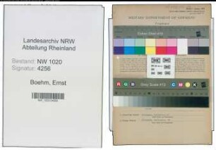 Entnazifizierung Ernst Boehm , geb. 01.12.1901 (Kaufmaennischer Angestellter)