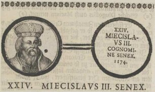 Bildnis von Miecislavs III., König von Polen