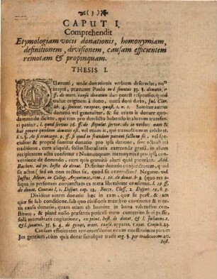 Disputatio iuridica inauguralis, de donationibus coniunctorum