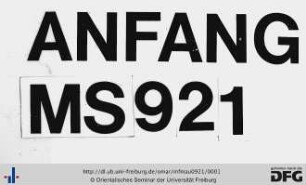 MF Mau 921