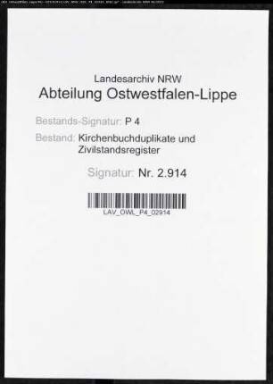 Kirchenbuchduplikat der katholischen Gemeinde Oestinghausen, Gerichtsbezirk Hovestadt (GHT 1808-1809). (Gemeinde: Oestinghausen, katholische Gemeinde Gerichtsbezirks Hovestadt)