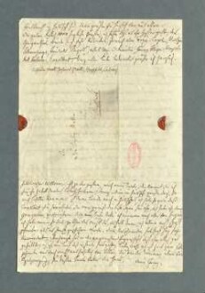 Brief von Jenny und Joseph von Laßberg, Eppishausen
                           27.09.1837
