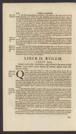 Liber II. Regum.