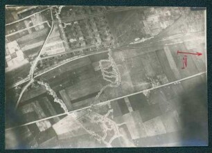 Foto des Geländes südwestlich der Fosse 2 de Liévin (Luftbild)