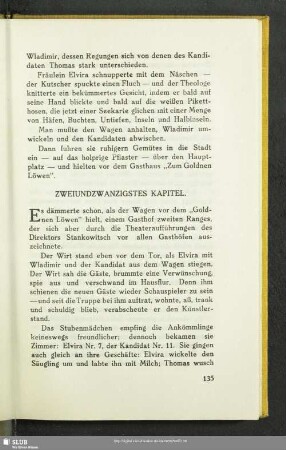 Zweiundzwanzigstes Kapitel