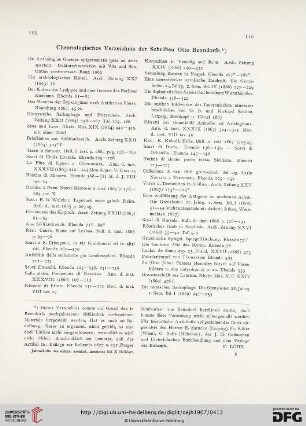 10.1907: Chronologisches Verzeichnis der Schriften Otto Benndorfs