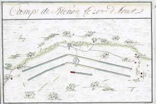 WHK 8 Reichs- und Französischer Krieg von 1688-1697 bis zum Frieden von Ryswick: Feldlager von Ninove, 20 August 1692