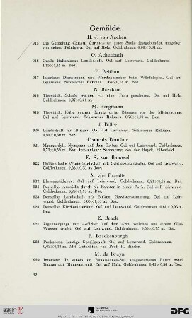 Gemälde (Nr. 915-1100)