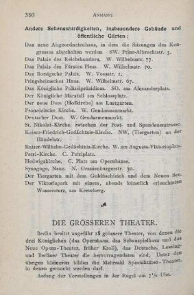 Andere Sehenswürdigkeiten, insbesondere Gebäude und öffentliche Gärten