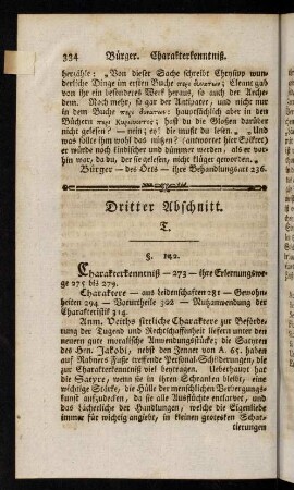 334-346, Dritter Abschnitt; Vierter Abschnitt; Fünfter Abschnitt; Sechster Abschnitt; Siebenter Abschnitt; Achter Abschnitt