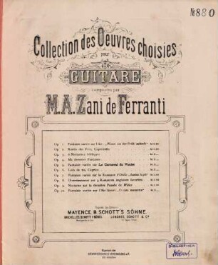 Op. 4, Ma dernière fantaisie