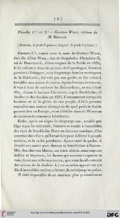 Planche 1.re et 2.e - Planche 72.e et dernière [inkl. Tafelbeschreibung]