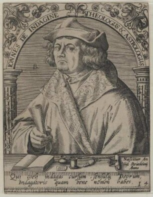 Bildnis des Johannes de Indagine