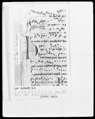 Graduale und Sequentiar — Initiale H, Folio 10verso