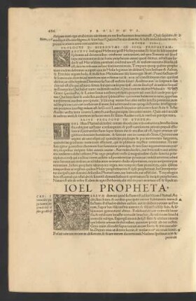 Ioel Propheta.
