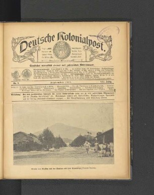 Nr. 9. September 1913. VIII. Jahrg.