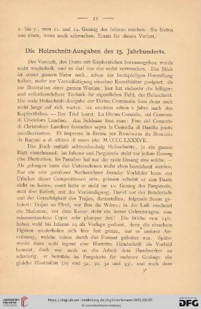 Die Holzschnitt-Ausgaben des 15. Jahrhunderts