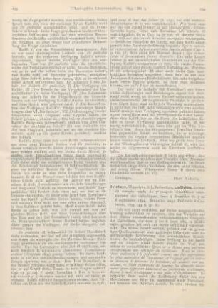 234-235 [Rezension] Delehaye, Hippolyte, Les Stylites