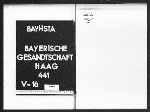 Abschriften von Denkschriften verschiedener Gesandter an die Generalstände