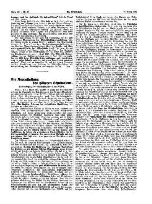 Die Neugestaltung des höheren Schulwesens