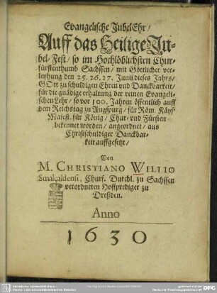 Evangelische Jubel-Ehr