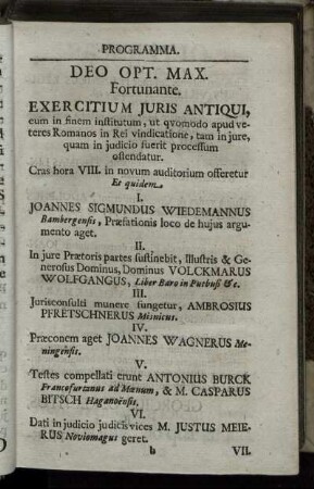 Deo Opt. Max. Fortunante.