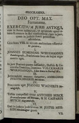 Deo Opt. Max. Fortunante.