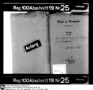 Mobiliar des Osnabrücker Schlosses