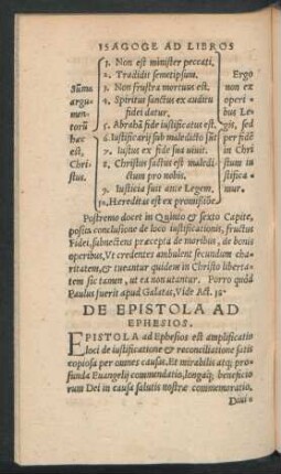 De Epistola Ad Ephesios.